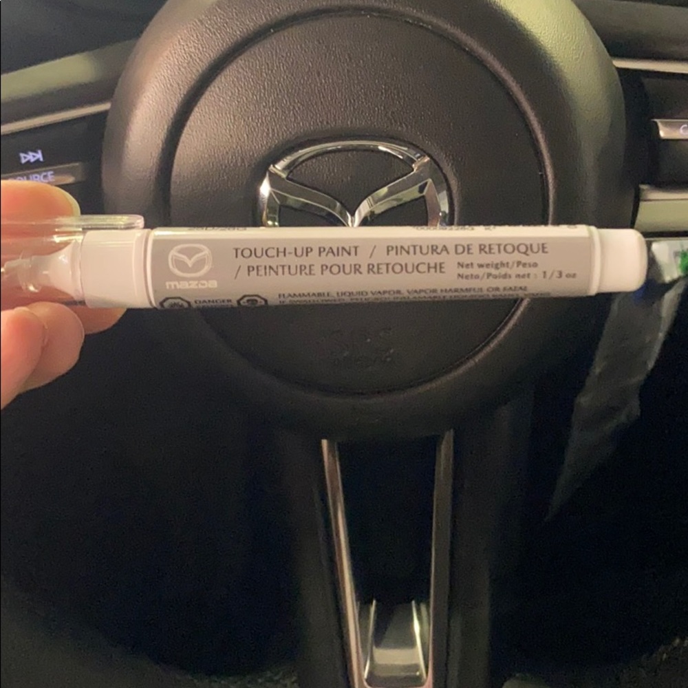 Mazda touch up paint White Pearl